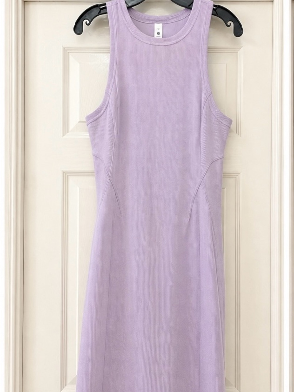 lululemon athletica Light Lavender Ribbed Sleeveless Midi Dress